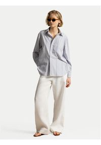 Polo Ralph Lauren Koszula 211B17125002 Niebieski jasny Oversize. Typ kołnierza: polo. Kolor: niebieski. Materiał: bawełna #2