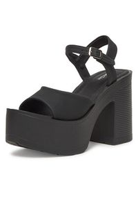 DeeZee Sandały ZB8358-1 Czarny. Kolor: czarny. Materiał: skóra