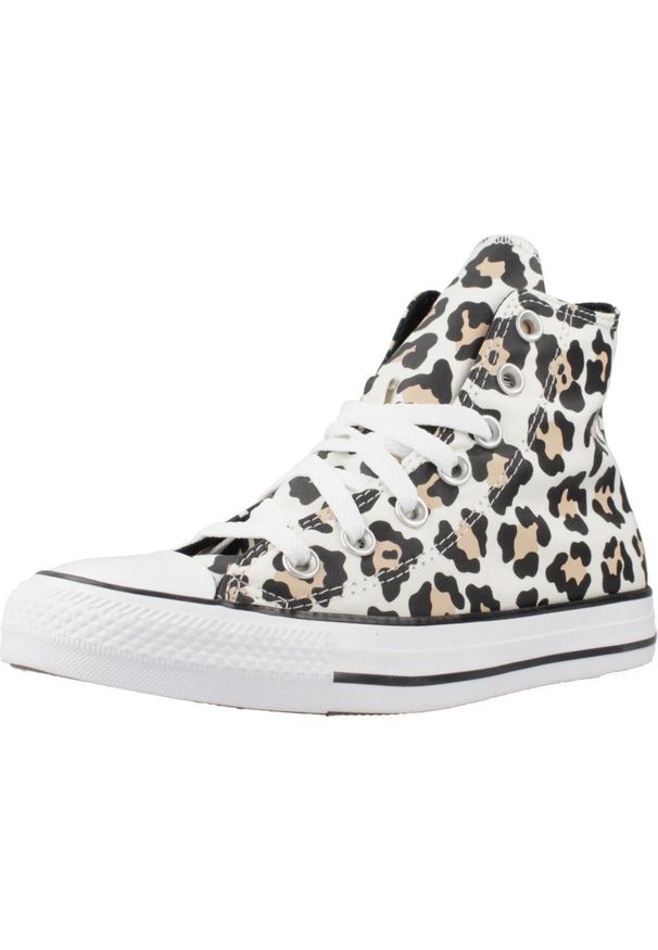 Tenisówki Converse Model Chuck Taylor All Star Leopard Kolor Nadruk Zwierzęcy. Kolor: wielokolorowy. Materiał: tkanina. Wzór: motyw zwierzęcy, nadruk
