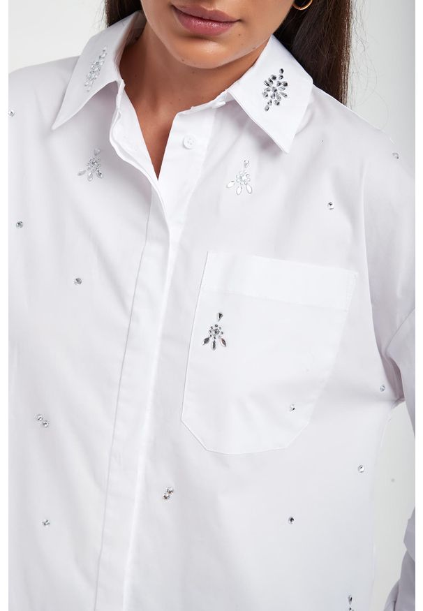 Joseph Ribkoff - Koszula damska z kryształkami JOSPEH RIBKOFF