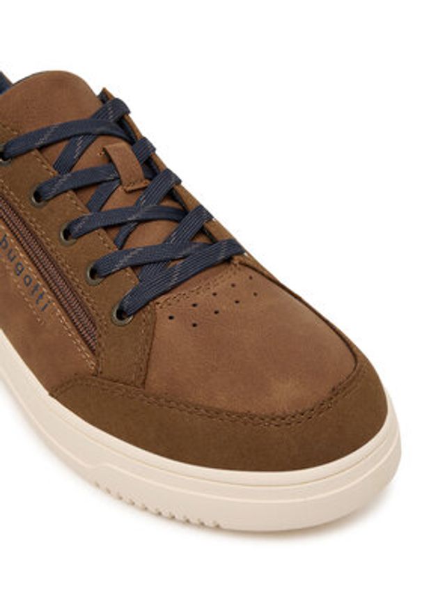 Bugatti Sneakersy Spinaker 323-AQF02-5000-6300 Brązowy. Kolor: brązowy. Materiał: skóra