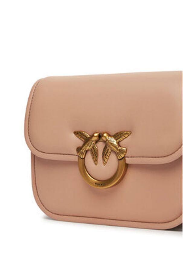 Pinko - PINKO Torebka Love Box Bag Fl Mini PE 25 PLTT 104297 A26L Różowy. Kolor: różowy. Materiał: skórzane