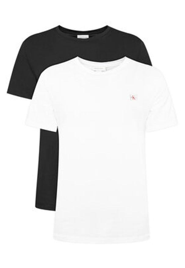 Calvin Klein Jeans Komplet t-shirtów Badge LV04RD248G Kolorowy Regular Fit. Materiał: bawełna. Wzór: kolorowy