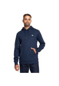 Quiksilver - Bluza z kapturem dla Mężczyzn BASIC Niebieski. Typ kołnierza: kaptur. Kolor: niebieski. Materiał: materiał, poliester, bawełna