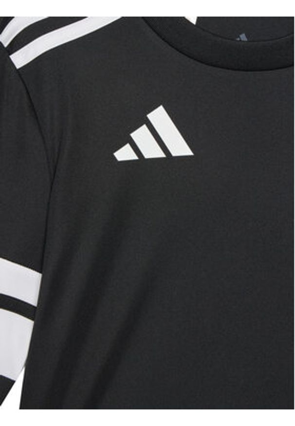 Adidas - adidas Koszulka techniczna Squadra 25 Jersey JJ0047 Czarny Regular Fit. Kolor: czarny. Materiał: syntetyk