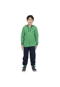 LEONE 1947 APPAREL - Witamy dziecięcy dres z kapturem. Okazja: na uczelnię. Kolor: zielony, niebieski, wielokolorowy. Materiał: dresówka. Styl: sportowy