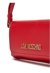 Love Moschino - LOVE MOSCHINO Torebka JC4058PP1MLO0500 Czerwony. Kolor: czerwony. Materiał: skórzane