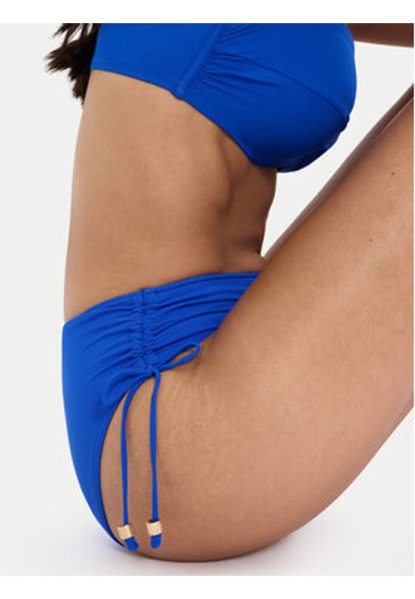 Triumph Dół od bikini Summer Twist Midi 01 10226501 Niebieski. Kolor: niebieski. Materiał: syntetyk