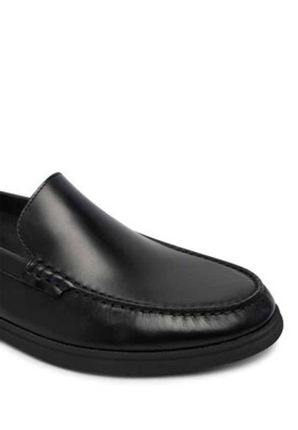 BOSS Mokasyny Sienne 50557667 Czarny. Kolor: czarny. Materiał: skóra