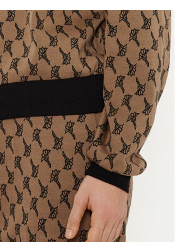JOOP! Bluza 10018915 30044785 Brązowy Regular Fit. Kolor: brązowy. Materiał: bawełna