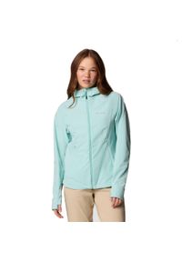 columbia - Kurtka softshell damska Columbia Sweet As III Hooded Softshell. Kolor: niebieski. Materiał: softshell