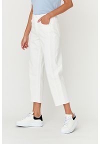 7 FOR ALL MANKIND Białe jeansy damskie THE MODERN STRAIGHT Milk, Rozmiar 27. Kolor: biały #6