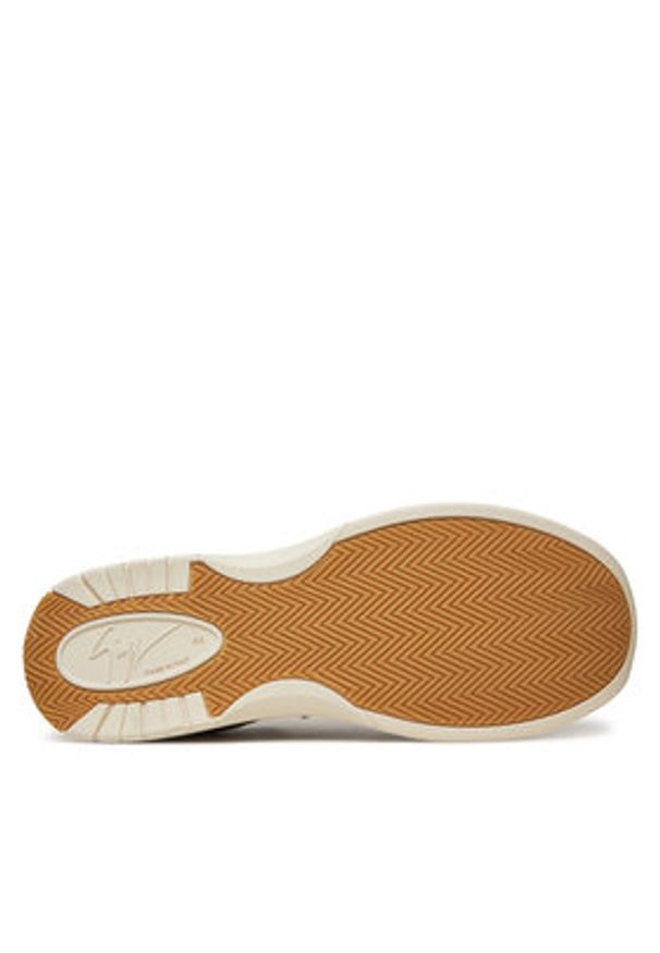 Giuseppe Zanotti - GIUSEPPE ZANOTTI Sneakersy RM50009/002 Brązowy. Kolor: brązowy. Materiał: skóra, zamsz