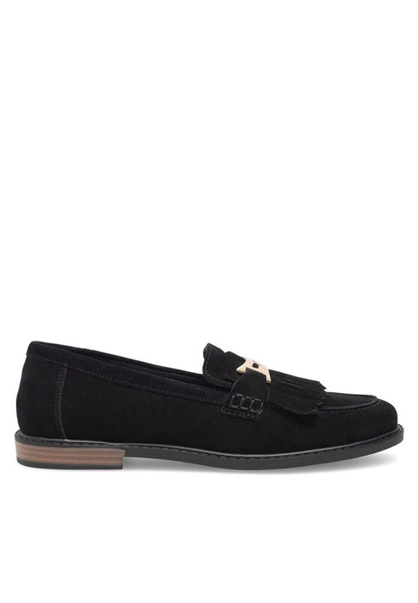 Sergio Bardi Loafersy WI32-D1070-01SB Czarny. Kolor: czarny. Materiał: skóra, zamsz
