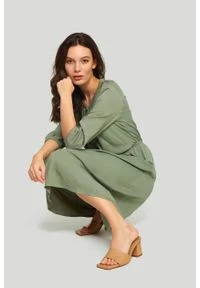 Greenpoint - Długa sukienka z lyocell'u. Materiał: lyocell. Długość: maxi #1