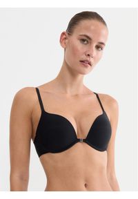 Triumph Biustonosz push-up Pure Micro 10226410 Czarny. Kolor: czarny. Materiał: syntetyk. Rodzaj stanika: push-up #1