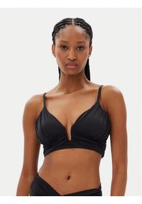 MICHAEL Michael Kors Góra od bikini MM2R055 Czarny. Kolor: czarny. Materiał: syntetyk