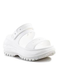 Buty do chodzenia unisex Crocs Classic Mega Crush. Kolor: biały. Materiał: materiał, syntetyk. Sezon: lato. Sport: turystyka piesza