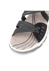Rieker Sandały 68882-00 Czarny. Kolor: czarny. Materiał: syntetyk