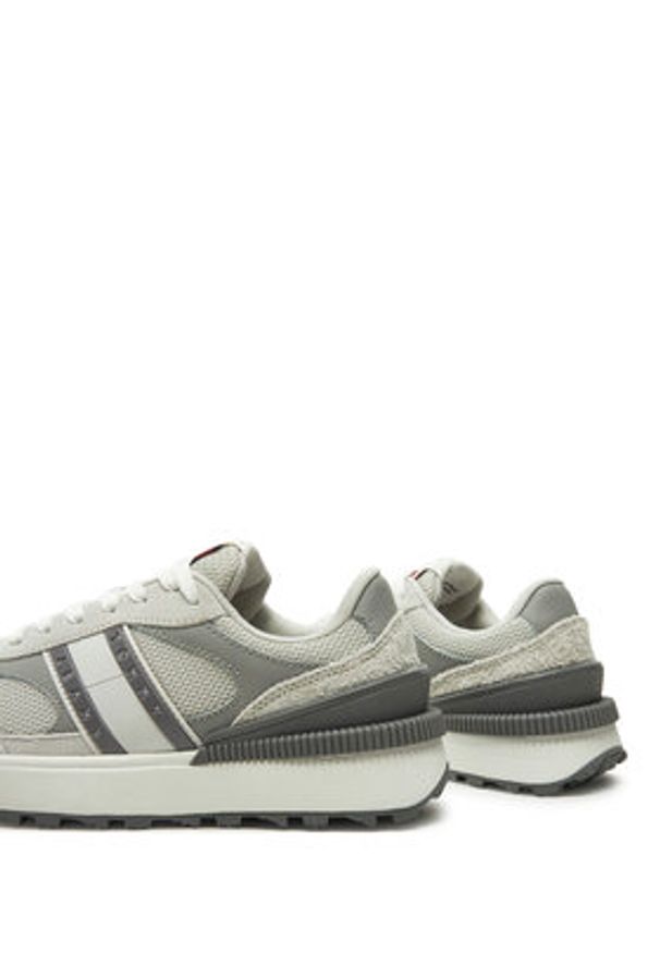 Tommy Jeans Sneakersy Tjw Tech Runner EN0EN02705 Szary. Kolor: szary. Materiał: zamsz, skóra