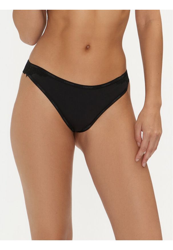 Calvin Klein Underwear Figi brazylijskie 000QF7829E Czarny. Kolor: czarny. Materiał: syntetyk