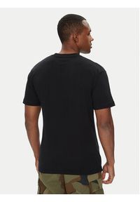 DC T-Shirt ADYZT05461 KVJ0 Czarny Regular Fit. Kolor: czarny. Materiał: bawełna