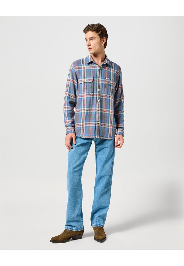 Wrangler - WRANGLER MĘSKA KOSZULA 2 PKT SHIRT RAINBOW 112357233 W5K7016301