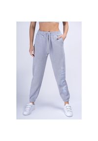 Damskie spodnie dresowe Lonsdale Pittentrail. Kolor: wielokolorowy, niebieski, szary. Materiał: dresówka #1