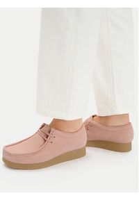 Clarks Półbuty WallabeeEVOSh 26186342 Różowy. Kolor: różowy. Materiał: skóra, zamsz #5