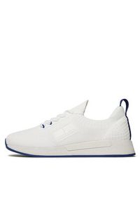 Tommy Jeans Sneakersy TjmKnitted Runner EM0EM01225 Écru. Materiał: materiał