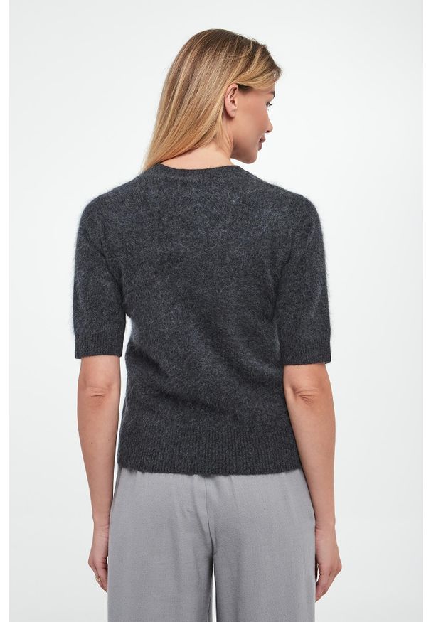 Marella - Sweter damski wełniany Jim MARELLA MONOCHROME. Materiał: wełna