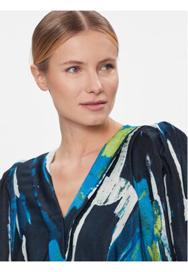 DKNY Bluzka P34AVQ01 Kolorowy Relaxed Fit. Materiał: syntetyk. Wzór: kolorowy