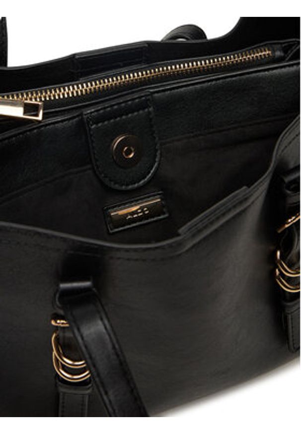 Aldo Torebka Meleah 14143603 Czarny. Kolor: czarny. Materiał: skórzane