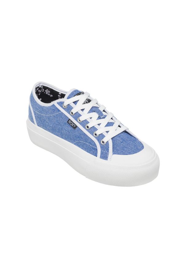 Roxy - Buty dla Kobiety CRUIZER Niebieski. Kolor: niebieski. Materiał: guma, poliester, bawełna. Szerokość cholewki: normalna. Obcas: na platformie