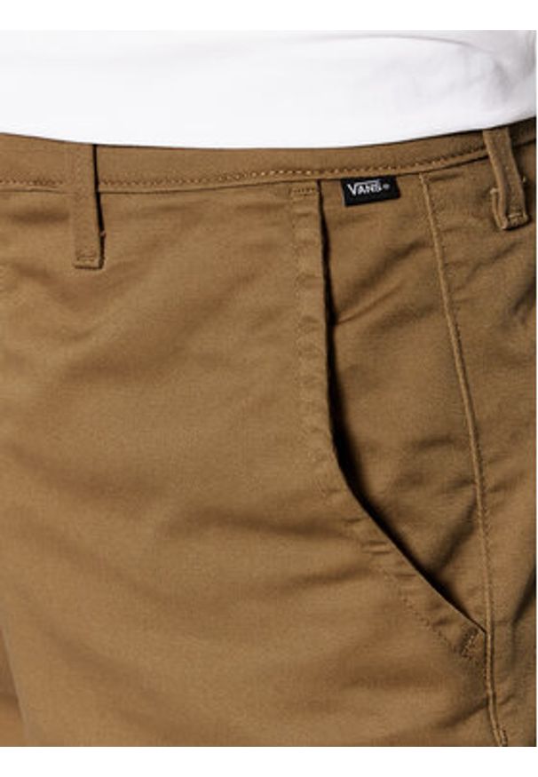 Vans Szorty materiałowe Authentic VN0A5FJX Brązowy Relaxed Fit. Kolor: brązowy. Materiał: bawełna, syntetyk