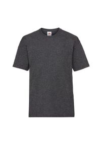 FRUIT OF THE LOOM - Koszulka Dziecięca Valueweight Polycotton T-shirt. Kolor: szary