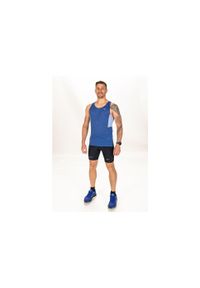 Damski tank top Mizuno Active Dryaeroflow Tank. Kolor: niebieski. Sport: bieganie