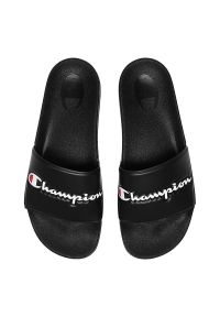 Klapki Champion Rochester Slide Varsity M S21993.KK002 czarne. Kolor: czarny. Materiał: materiał, syntetyk #6