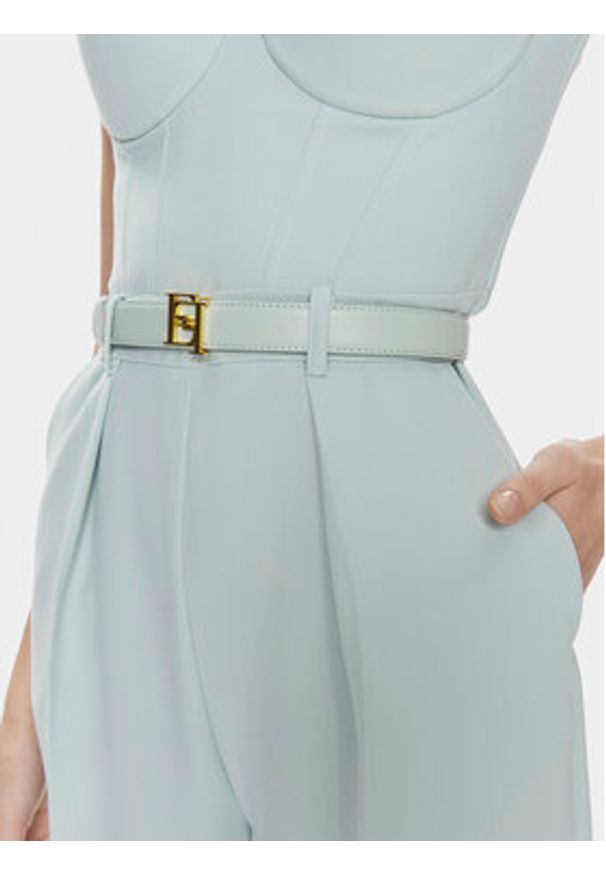 Elisabetta Franchi Kombinezon TU-014-41E2-V540 Błękitny Regular Fit. Kolor: niebieski. Materiał: syntetyk