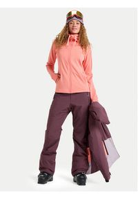 Roxy Bluza techniczna Vertere Full Zip ERJFT04974 Pomarańczowy Regular Fit. Kolor: pomarańczowy. Materiał: syntetyk #8