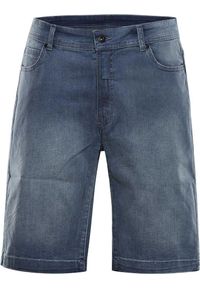 Naak - Męskie szorty jeansowe Nax Fedab - Komfort i Styl. Kolor: szary, niebieski, wielokolorowy. Materiał: jeans. Długość: krótkie. Sezon: lato