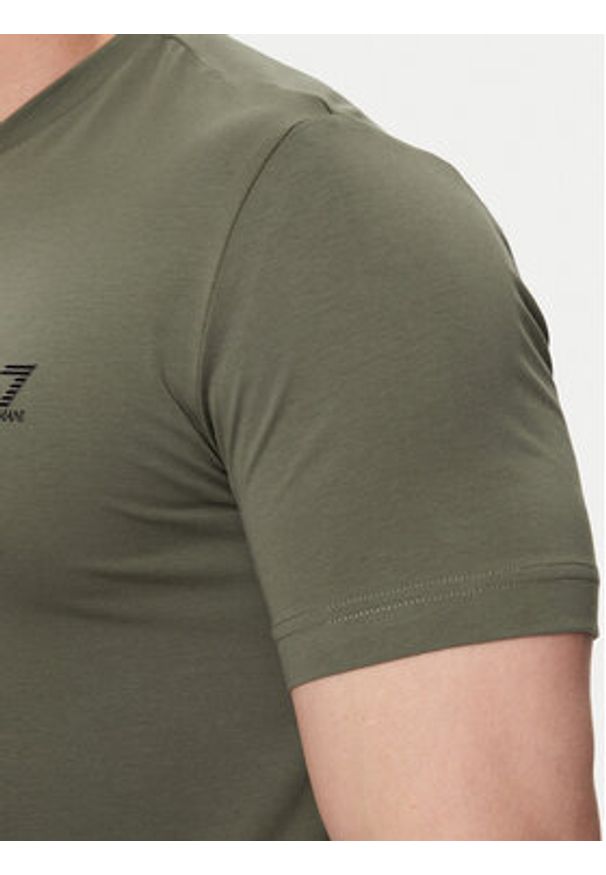 EA7 Emporio Armani T-Shirt 8NPT53 PJM5Z 1846 Zielony Regular Fit. Kolor: zielony. Materiał: bawełna