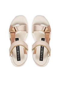 Hispanitas Sandały CHV264807 C001 Beżowy. Kolor: beżowy. Materiał: skóra #6