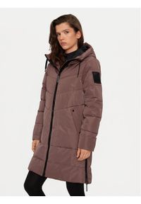 Halti Płaszcz zimowy Linjat 065-0409 Brązowy Regular Fit. Kolor: brązowy. Materiał: syntetyk. Sezon: zima