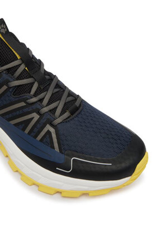 Jack Wolfskin Trekkingi Wild Hike Low M A65579 Granatowy. Kolor: niebieski. Materiał: skóra. Sport: turystyka piesza