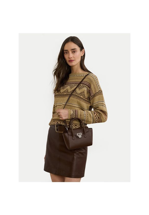 Lauren Ralph Lauren - Torebka LAUREN RALPH LAUREN. Kolor: brązowy