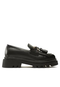 Badura Loafersy 22SS24 Czarny. Kolor: czarny. Materiał: skóra #5