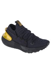 Buty do biegania damskie, Under Armour Hovr W Phantom 3 MTLC. Zapięcie: sznurówki. Kolor: czarny. Materiał: materiał, tkanina, syntetyk, guma. Szerokość cholewki: normalna. Sport: turystyka piesza #1