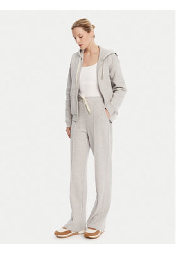Weekend Max Mara Spodnie dresowe Folk 2525786011 Szary Relaxed Fit. Kolor: szary. Materiał: bawełna