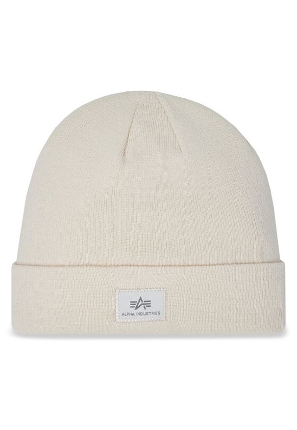 Alpha Industries Czapka X-Fit Beanie 168905 Biały. Kolor: biały. Materiał: materiał